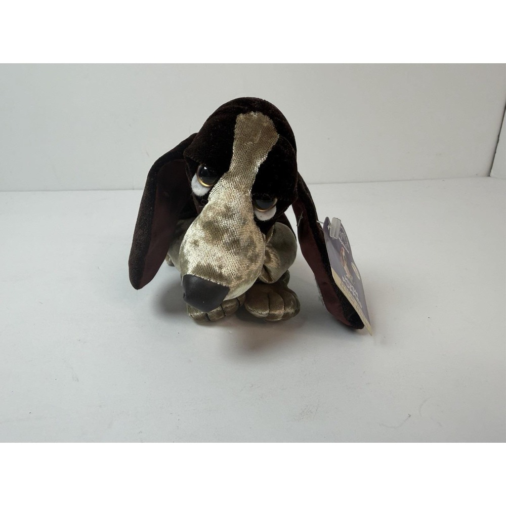 Hush Puppies Basset Hound 6" Special Edition Velvet Beanbag Plush Stuffed Toy #4